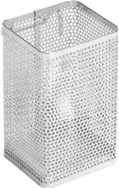 스토피아 올 스텐304 물빠짐 프라임 펀칭 수저통 1칸 소, 실버, 1개