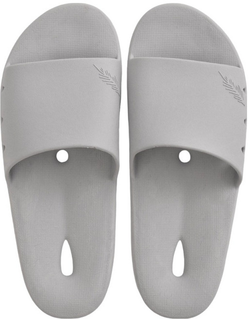 팬톤홈퍼니싱 국내산 항균 PVC 미끄럼방지 논슬립 물방울 욕실화, 그레이, 1개