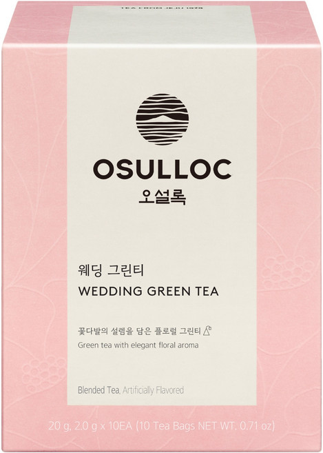 오설록 웨딩 그린티 피라미드 티백, 2g, 10개입, 1개
