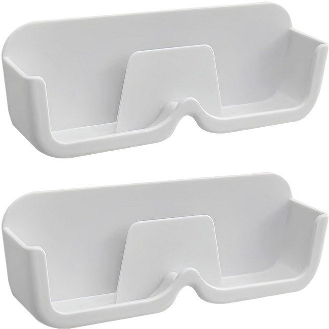 뉴토피아 벽 부착 안경 보관함, 화이트, 2개