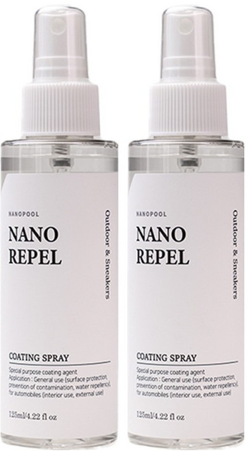 나노리펠 아웃도어엔드스니커즈 125ml, 125g, 투명