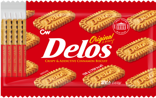청우식품 델로스 오리지날, 158g, 1개