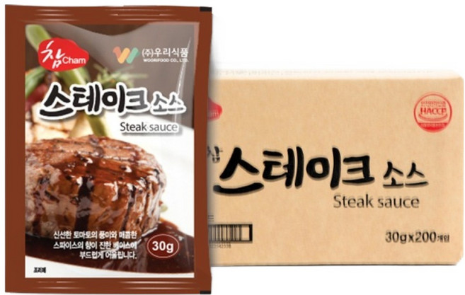 참 스테이크소스, 30g, 200개