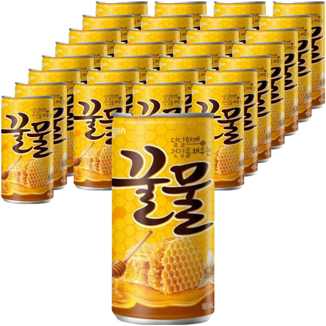 웅진 꿀물 캔, 30개, 180ml