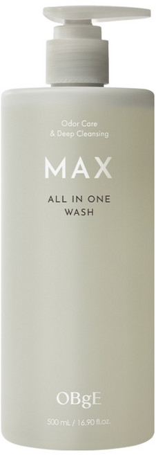 OBgE 남성용 오브제 맥스 올인원 워시, 1개, 500ml