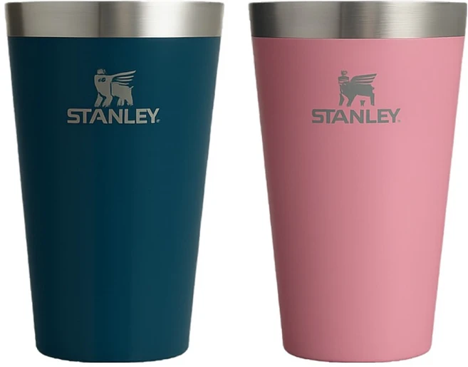 스탠리 스테이 칠 스태킹 파인트, 폰더로사 글로스, 포트 글로스, 473ml, 2개 - 쿠팡