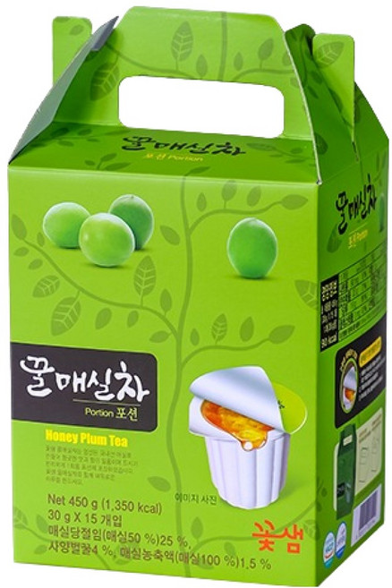 꽃샘 꿀매실차 포션, 1개, 15개입, 30g