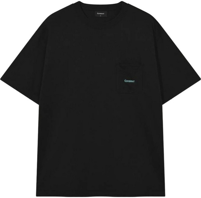 커버낫 남성용 베이직 포켓 면 티셔츠