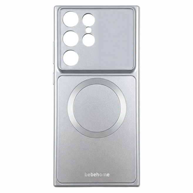 Bebehome 磁吸手機殼 Samsung Galaxy S26 Ultra 支援MagSafe 防摔 銀白色