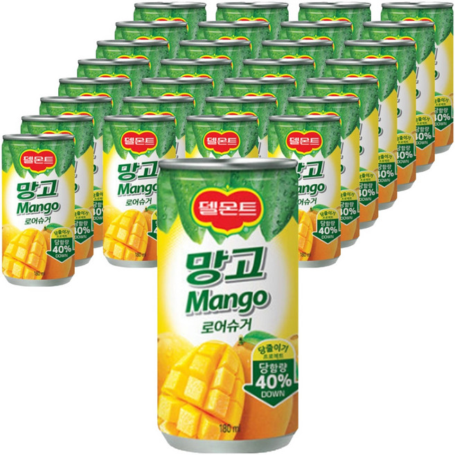 델몬트 망고 음료, 180ml, 30개