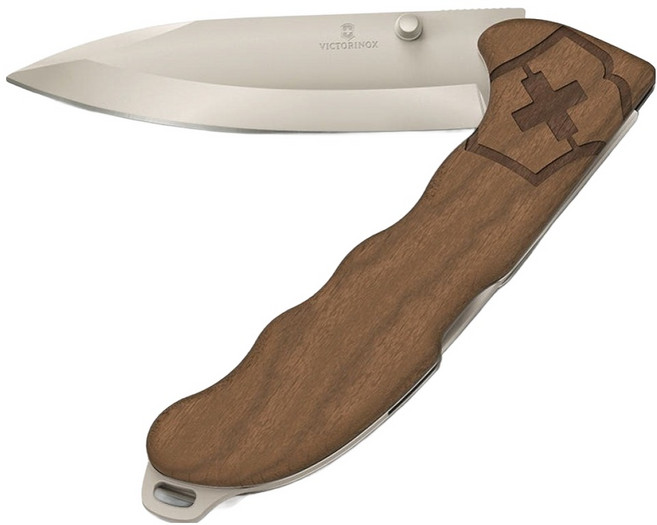 VICTORINOX 瑞士維氏 Evoke 木柄露營用折疊刀 0.9415.D630, 米色, 1個