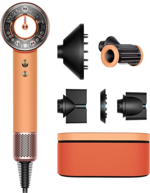 다이슨 슈퍼소닉 뉴럴 헤어드라이어, 176975-01, 세라믹 아프리콧 + 토파즈