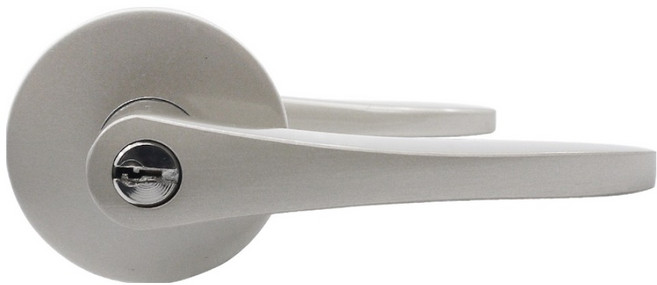 비플랜 열쇠타입 방문손잡이 BPL 5100, 그레이, 1세트