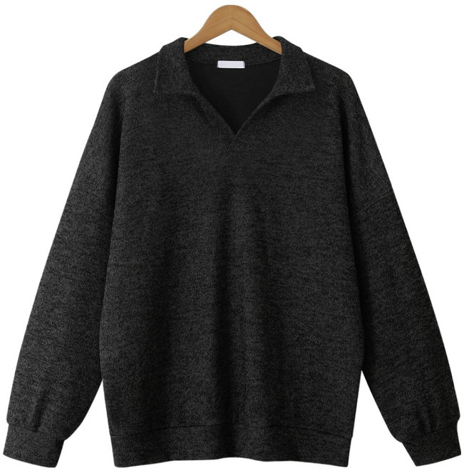 엠엔씨 쫀쫀스판 오픈카라 긴팔티 MDIT192LW