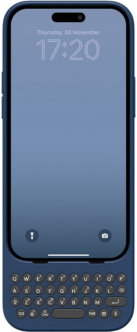 CLIX iPhone 鍵盤手機殼 iPhone 15 Pro Max CK-5200-2 製造商定製, 皇家墨水, 1個