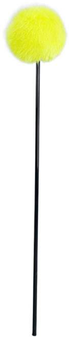 屋旅毛茸 真毛兔毛球逗貓棒, 顏色隨機, 1個