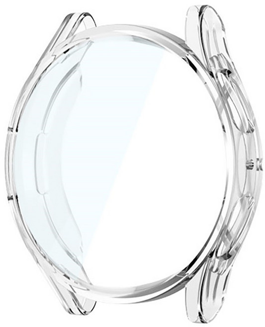 우먼스9999 풀커버 케이스, 투명, 1개