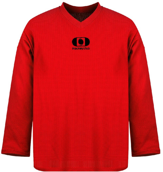 하키클럽 연습용 아이스 하키 져지, 라이팅 레드, 1개