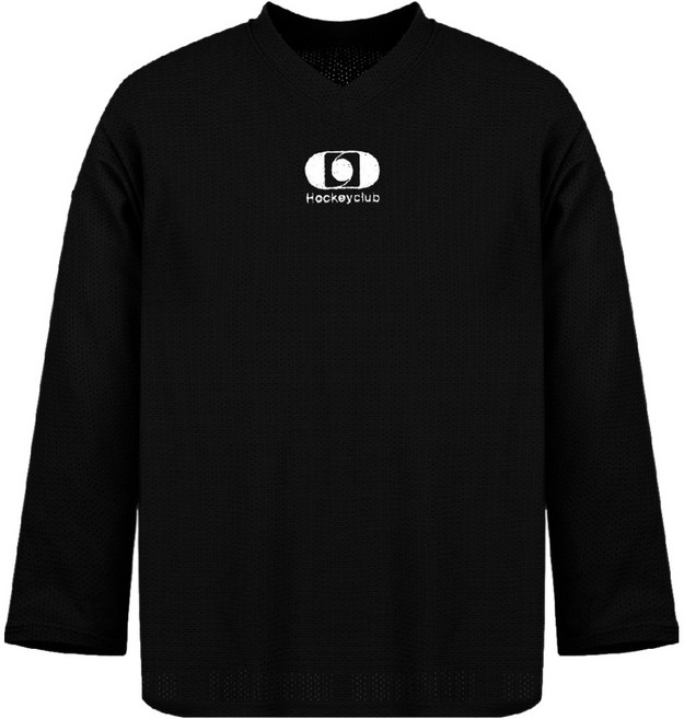 하키클럽 연습용 아이스 하키 져지, 블랙, 1개