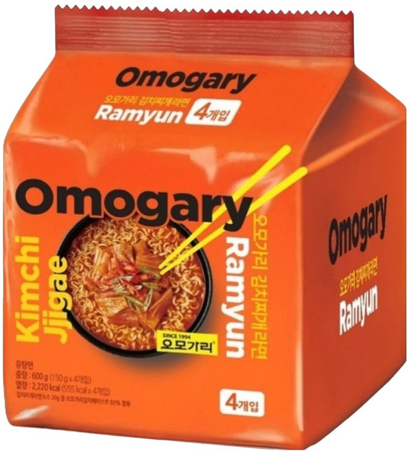 Omogari 泡菜鍋拉麵, 4個