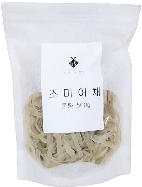 아름다운정성 조미어채 마른반찬 명엽채, 500g, 1개