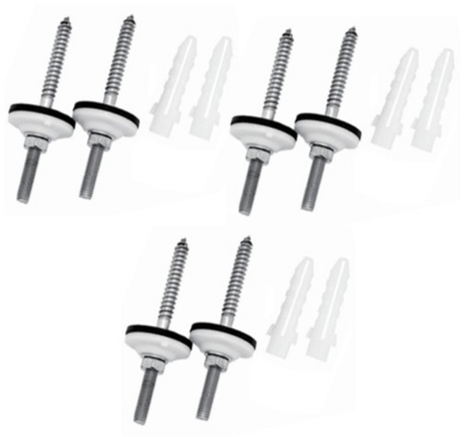 와토스 세면기 앙카볼트 6p, WLM40-150L