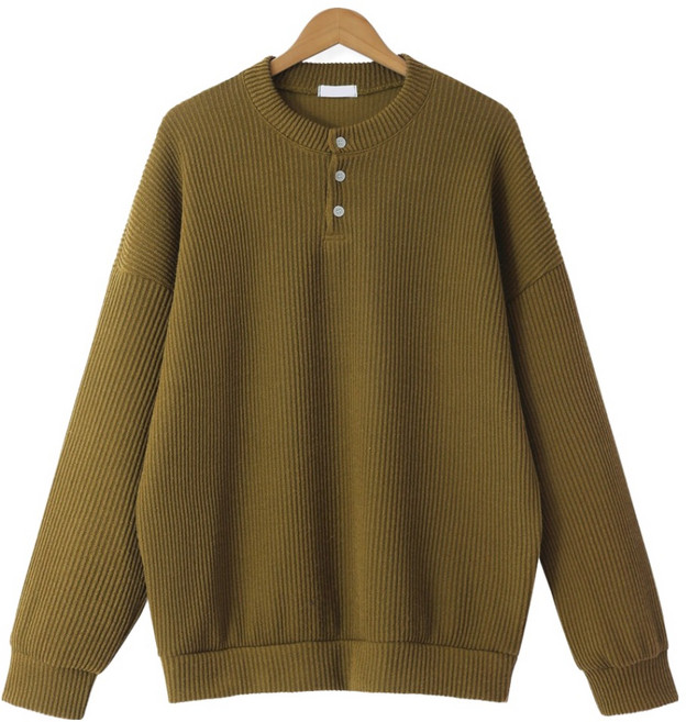 엠엔씨 쫀쫀스판 헨리넥 긴팔 티셔츠 MDIT193LW