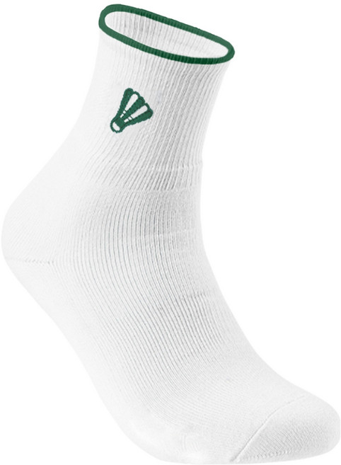 테크니스트 남성용 배드민턴 선수용 장목 셔틀콕 양말 TS-34, 그린, 1개