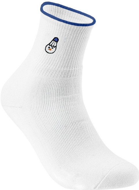 테크니스트 남성용 배드민턴 선수용 장목 눈사람 양말 TS-34, 1개, 블루