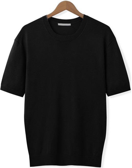 엠엔씨 남성용 쿨터치 라운드넥 반팔 니트 MDKN967WS