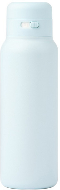 스틸웍스 플로우 원터치 텀블러, 코튼블루, 1개, 350ml