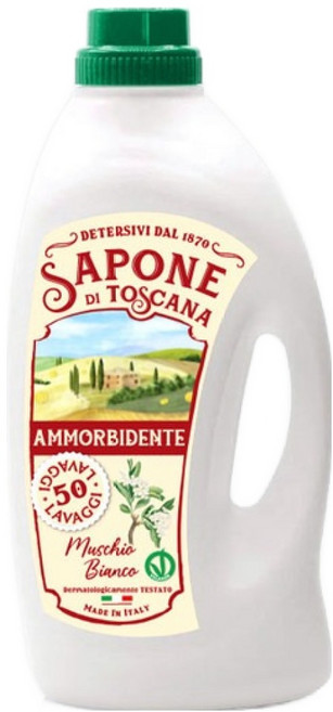 사포네 디 토스카나 섬유유연제 화이트머스크향 본품, 1.85L, 1개입, 1개
