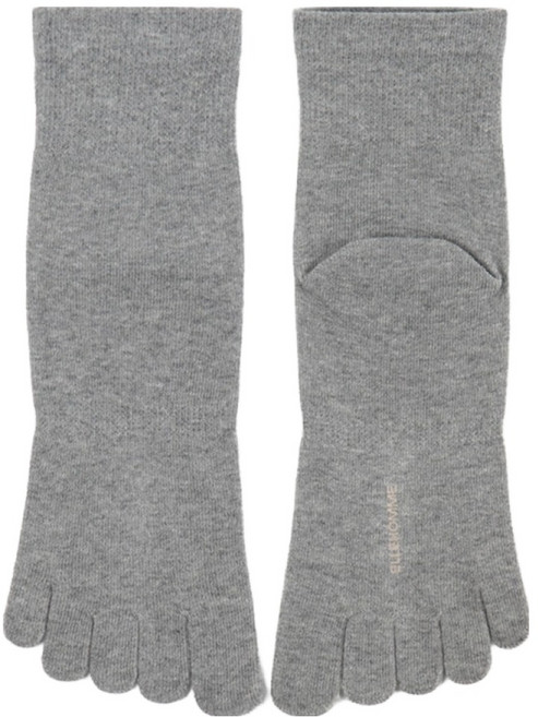 엘르 남성용 피부접촉면 발가락 양말 4켤레