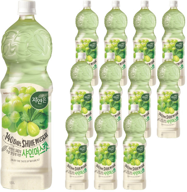자연은 샤인머스캣, 12개, 1.5L