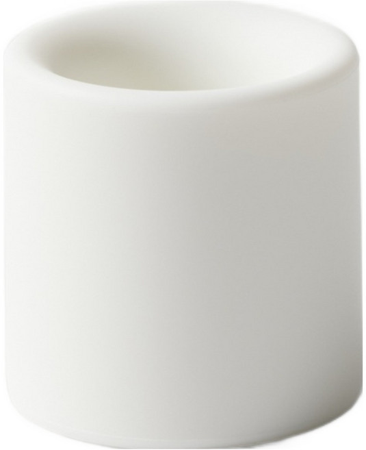 JAJU 실리콘 원형 칫솔꽂이, 오프화이트, 1개