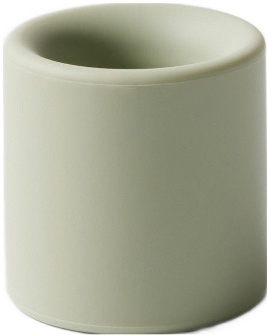 JAJU 실리콘 원형 칫솔꽂이, 민트, 1개