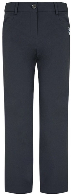 크로커다일 여성용 목단꽃 자수 일자핏 팬츠 CLDMPT117