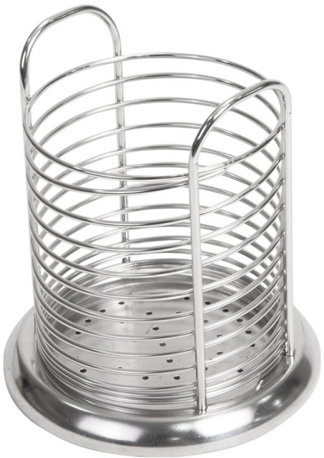 스토피아 올스텐 수저통 프라임 원형, 실버, 1개