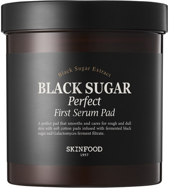 스킨푸드 블랙슈가 퍼펙트 첫세럼 패드, 1개, 60매입