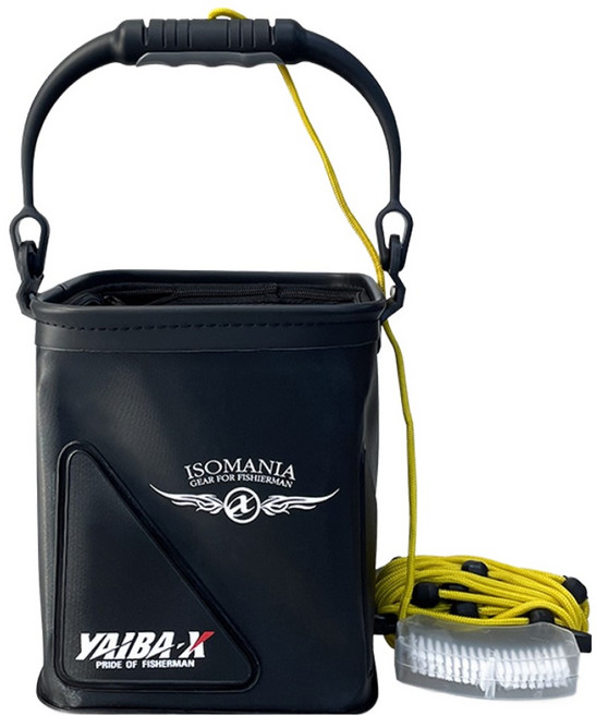 야이바엑스 접이식 두레박 살림통 KYB-24, BLACK