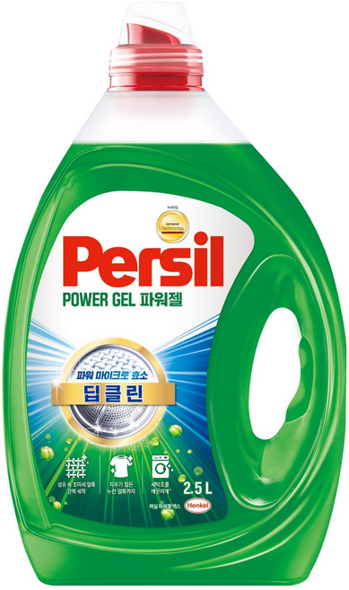 퍼실 딥클린 초미세세탁 파워젤 겸용 액체세제 프레쉬 클린향, 1개, 2.5L