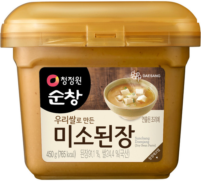 청정원순창 우리쌀 미소된장, 450g, 1개