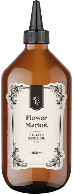 바이향 특대용량 디퓨저 리필오일, 1개, 1.05L, 양재동꽃시장