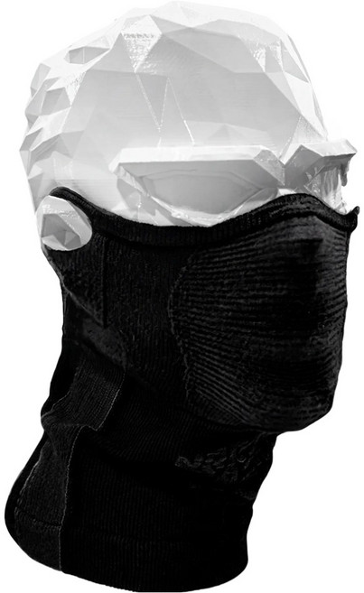 나루 운동 스포츠 마스크 바라클라바 X5, 올 블랙, 1개