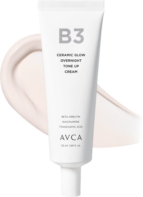 아브카 세라믹 글로우 바르고자는 오버나잇 톤업 크림, 1개, 50ml