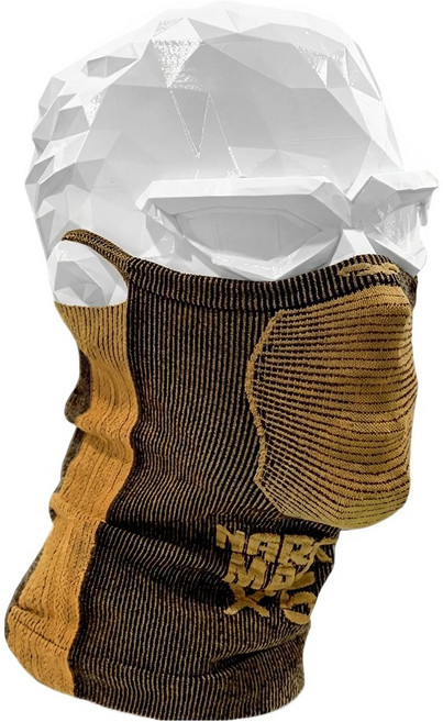 나루 운동 스포츠 마스크 바라클라바 X5, 그레이 오렌지, 1개