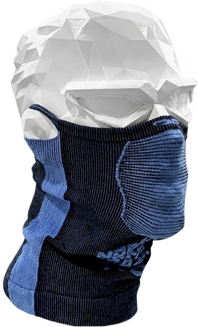 나루 운동 스포츠 마스크 바라클라바 X5, 블랙 블루, 1개