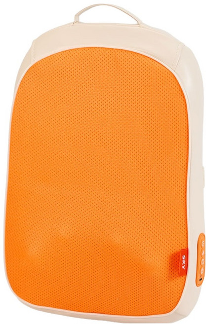 SKY 등 허리 온열 쿠션 마사지기, 베이지, SKY-CA-EM18