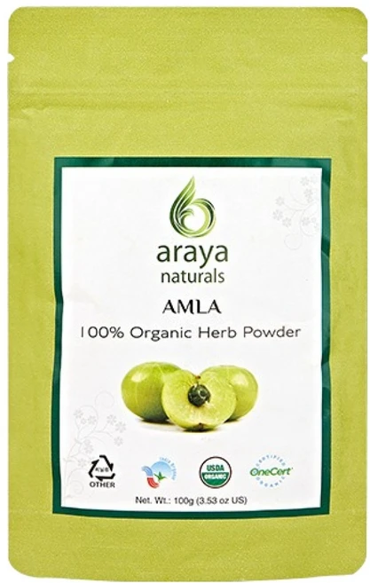 아라야 Naturals 헤나, 1개, 암라 - 쿠팡
