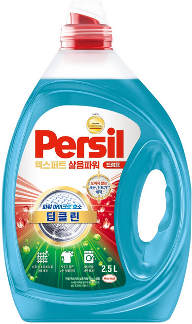 퍼실 초미세 세탁 엑스퍼트 삶음파워 드럼용 액체세제, 1개, 2.5L